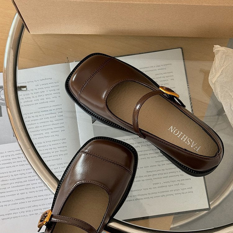 Damen Ballerinas mit elegantem Schnallen-Detail und hochwertiger Verarbeitung EB