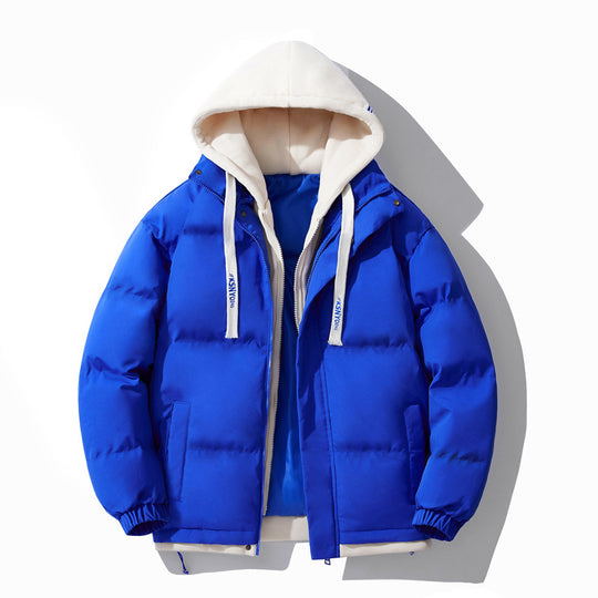 Damen modische Steppjacke mit Kapuze und wendbarem Design EB