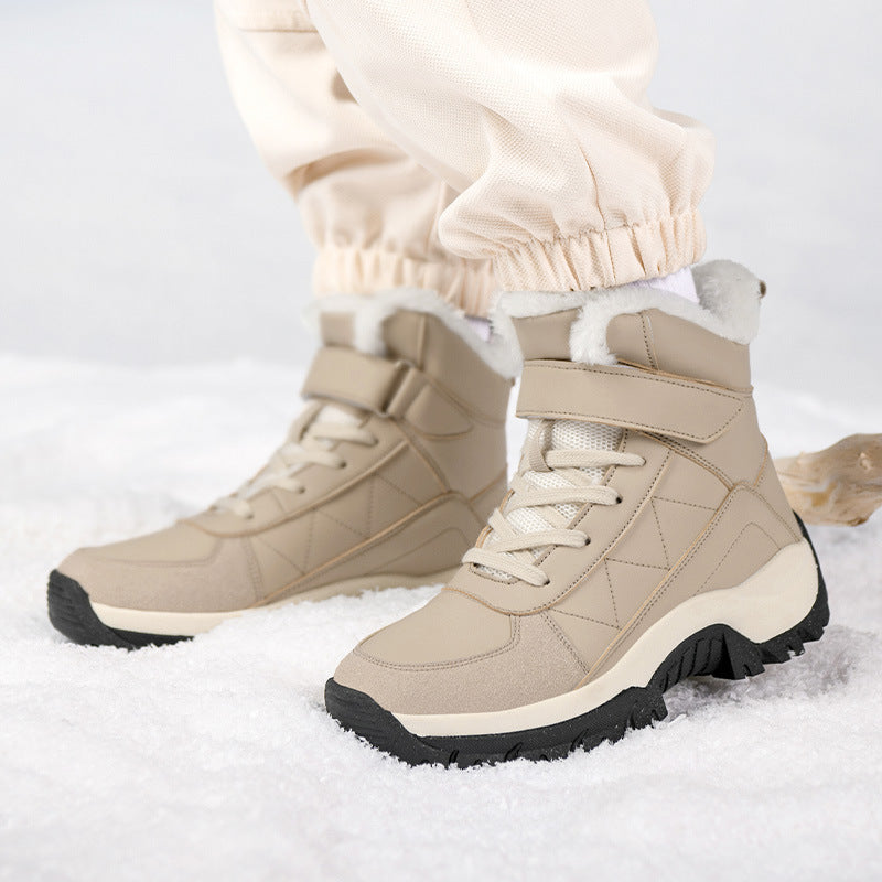 Damen Winterboots mit warmem Kunstfellfutter und rutschfester Sohle EB