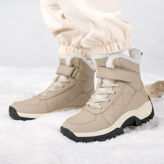 Damen Winterboots mit warmem Kunstfellfutter und rutschfester Sohle EB