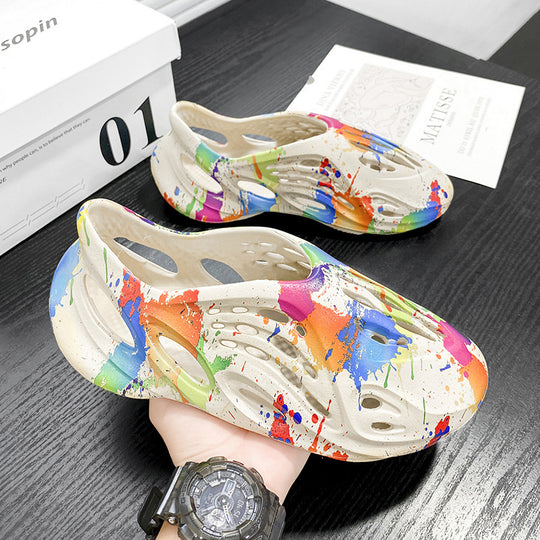 Damen Atmungsaktive Freizeitschuhe mit farbenfrohem Design und rutschfester Sohle EB