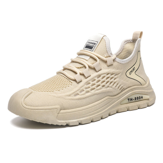 Damen Atmungsaktive Sport-Sneaker mit flexiblem Mesh-Obermaterial und rutschfester Sohle EB