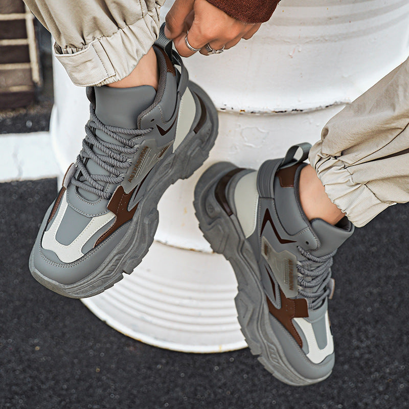 Damen trendige High-Top Sneakers mit rutschfester Sohle EB