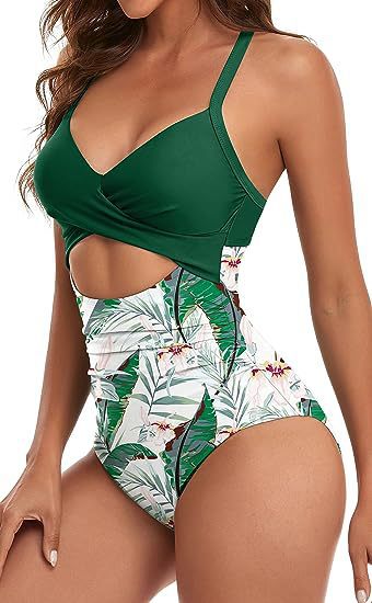 Damen Cut-Out Badeanzug EB