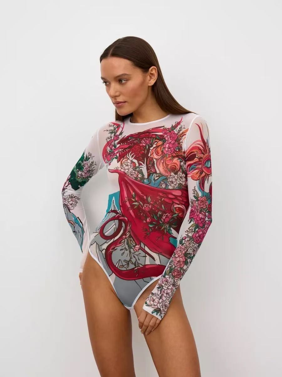 Damen figurbetontes Badeanzug EB