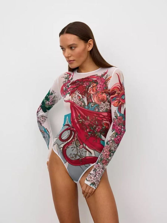 Damen figurbetontes Badeanzug EB