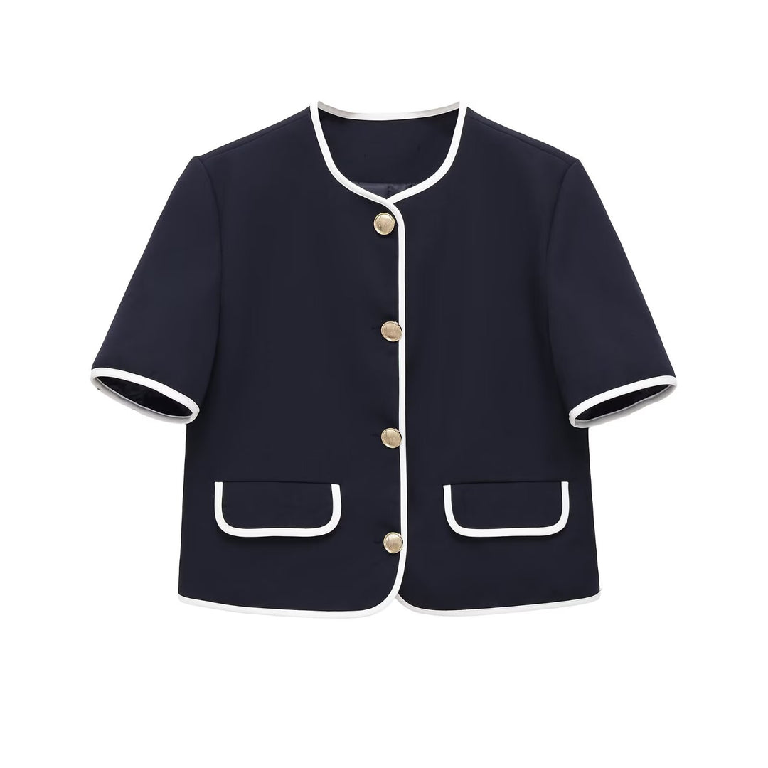 Damen Weit geschnittene Dress-Pants mit elastischem Bund und seitlichen Eingrifftaschen EB