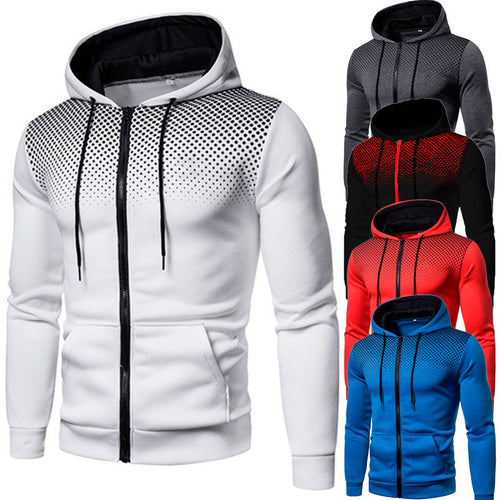 Herren Sportlicher Kapuzenpullover mit atmungsaktiver Netzstruktur EB