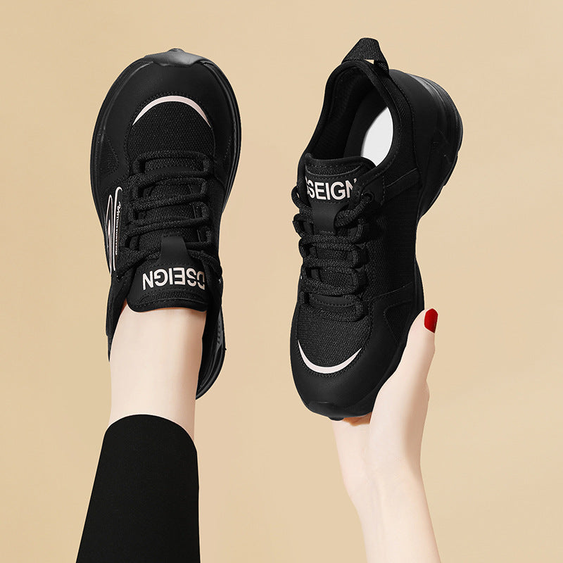 Damen Sportliche und atmungsaktive Lauf-Sneaker mit rutschfester Sohle EB