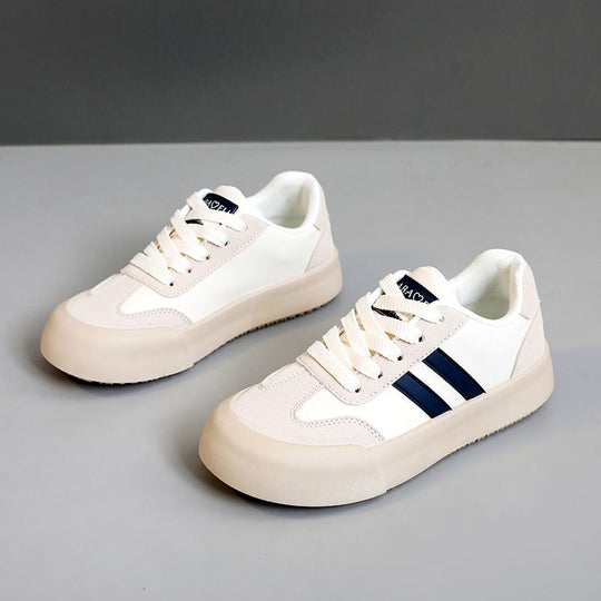 Damen Sportliche Sneakers mit flexibler Gummisohle und atmungsaktivem Obermaterial EB