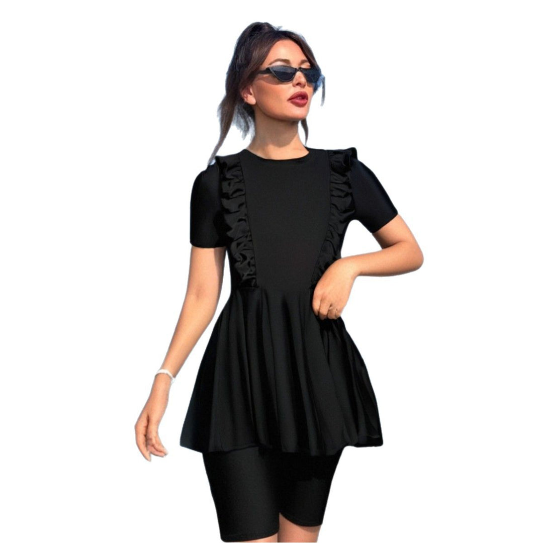 Damen Strandmode mit Rüschendetails EB