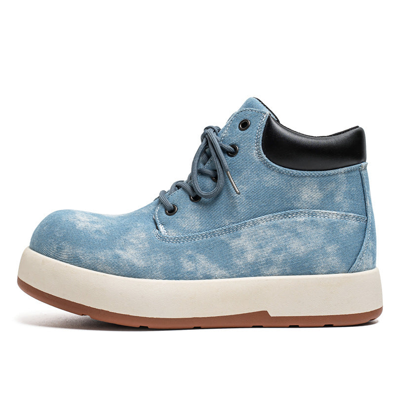 Damen Hochwertige Denim-Boots mit rutschfester Sohle und atmungsaktivem Innenfutter EB