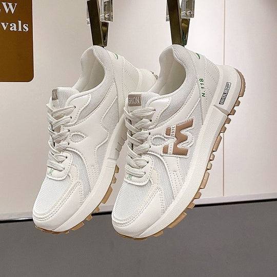 Damen Sportliche Lauf-Sneaker mit atmungsaktivem Mesh-Obermaterial und gepolsterter Sohle EB