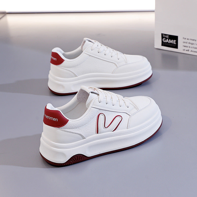 Damen modische Sneaker mit dicker Profilsohle und atmungsaktivem Obermaterial EB