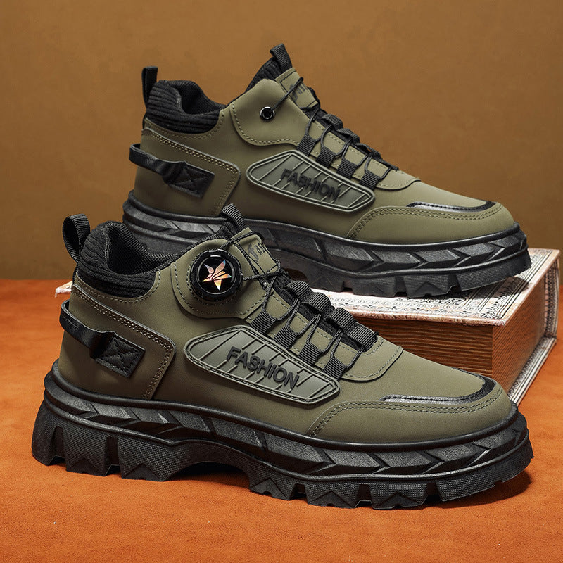 Herren Modische hochliegende Sneakers mit innovativem Verschluss EB