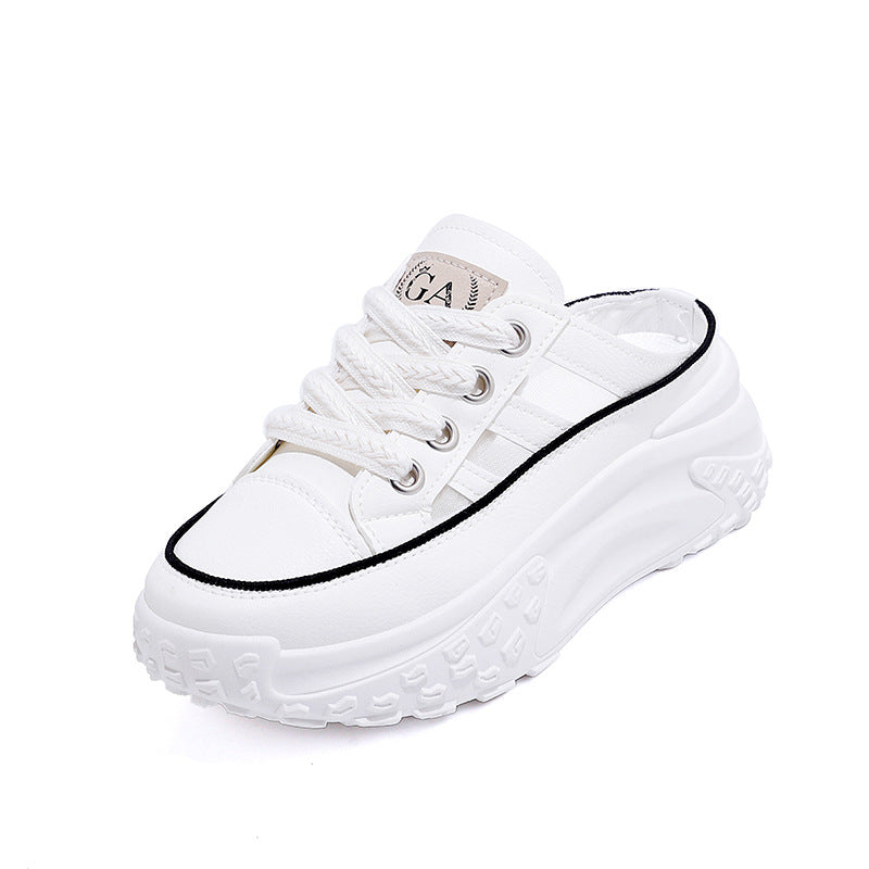 Damen bequeme Slip-On Sneakers mit atmungsaktiver Mesh-Oberfläche und rutschfester Sohle EB