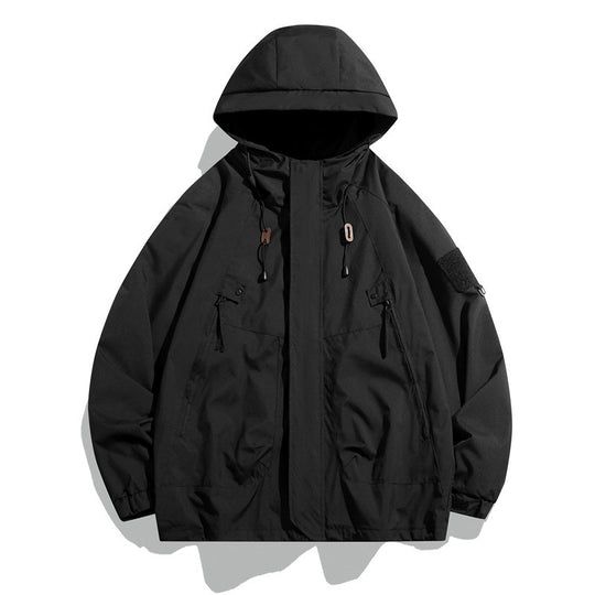 Damen technische Funktionsjacke mit verstellbarem Kapuzensystem und robustem Wetterschutz EB