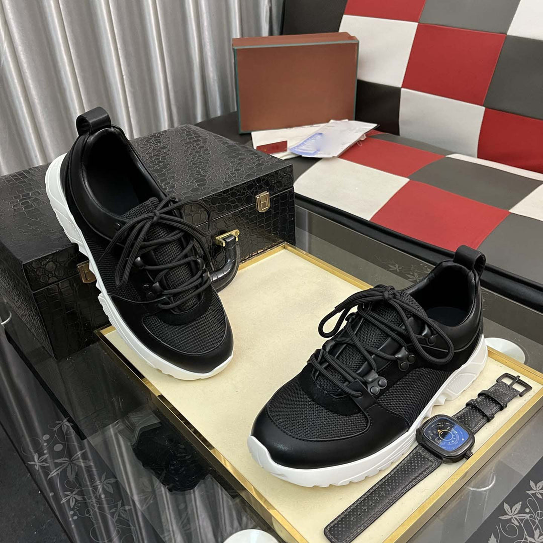 Damen Sportliche Trend Sneakers mit atmungsaktiven Mesh-Details und robustem Design von EB