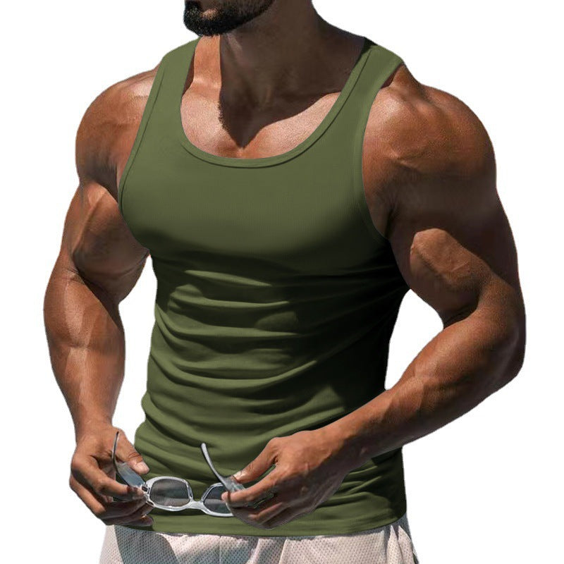 Herren Atmungsaktives Sport-Tanktop mit körperbetontem Schnitt EB