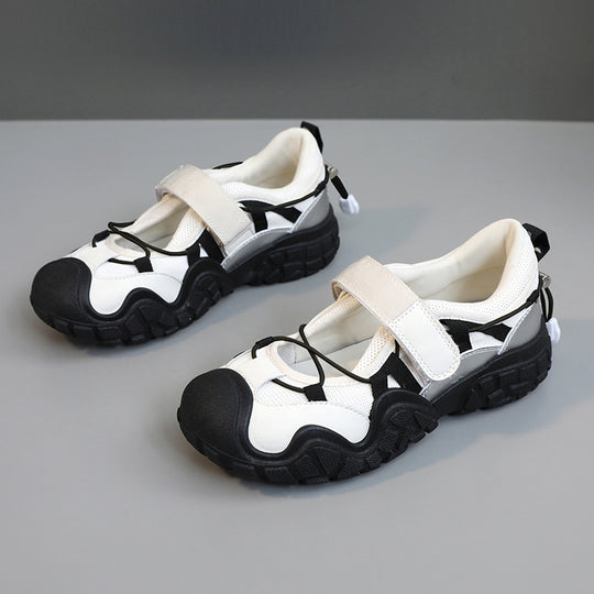 Damen Sportliche Freizeitschuhe mit verstellbarem Riemen EB