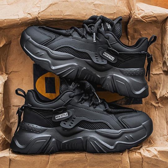 Damen trendige Athletic Sneakers mit stoßdämpfender Sohle und atmungsaktivem Obermaterial EB