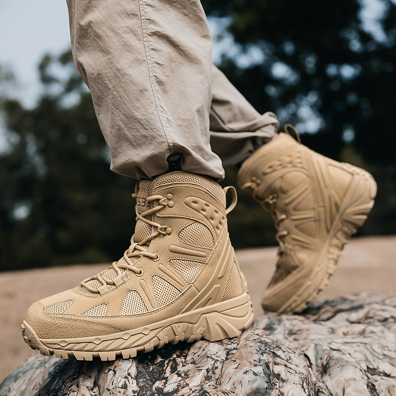 Damen robuste Outdoor-Hiking-Boots mit rutschfester Sohle und atmungsaktiver Mesh-Oberfläche EB
