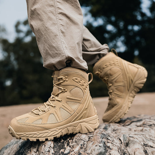 Damen robuste Outdoor-Hiking-Boots mit rutschfester Sohle und atmungsaktiver Mesh-Oberfläche EB