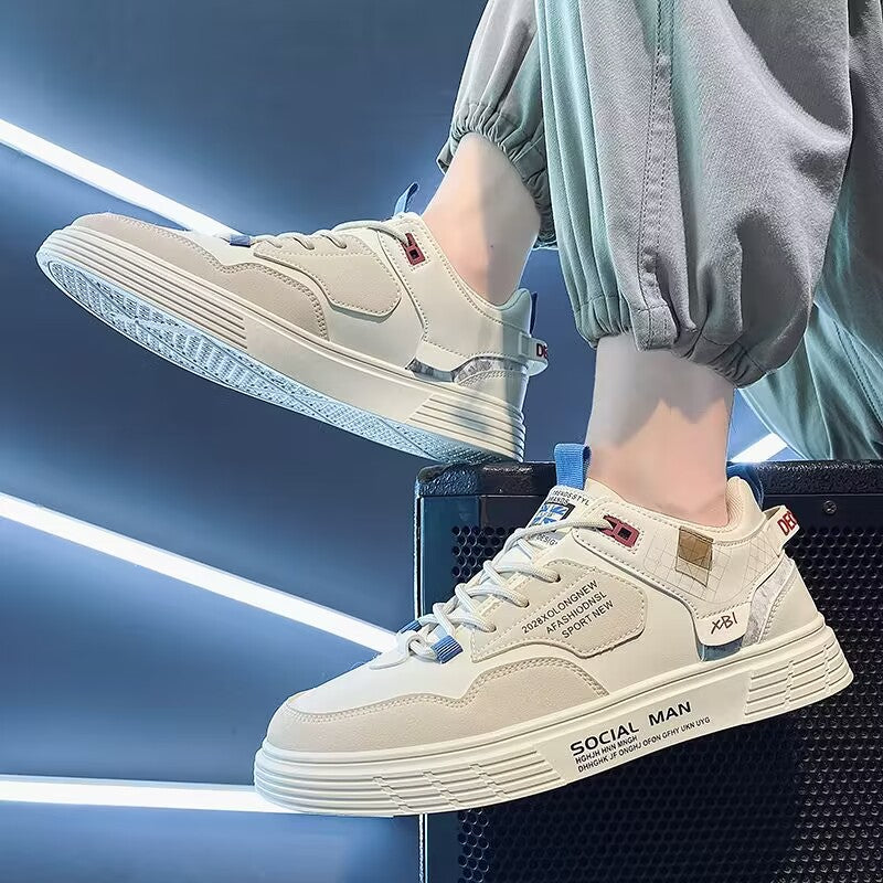 Herren Sportliche Lifestyle-Sneaker mit modischem Design und rutschfester Sohle EB