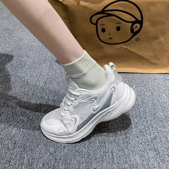 Damen Sportliche Komfort Sneakers mit dämpfender Sohle und atmungsaktiver Oberfläche EB