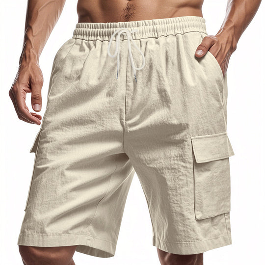 Herren Cargo-Shorts mit praktischen Seitentaschen und verstellbarem Kordelzug EB