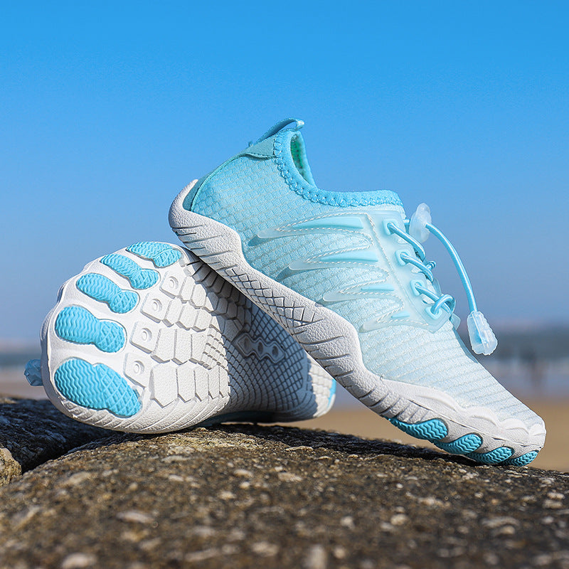 Damen Aqua-Freizeitschuhe mit elastischem Schnürsystem und rutschfester Sohle EB