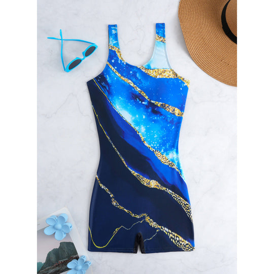 Damen Sportlicher Badeanzug mit atmungsaktivem Material EB