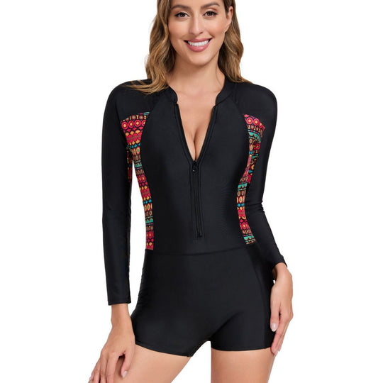 Damen Sportlicher Langarm-Surfanzug EB