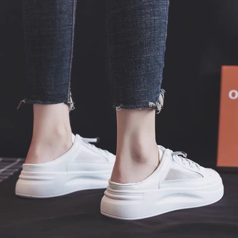 Damen Slip-On Sneakers mit atmungsaktiver Netzstruktur und dämpfender Laufsohle EB