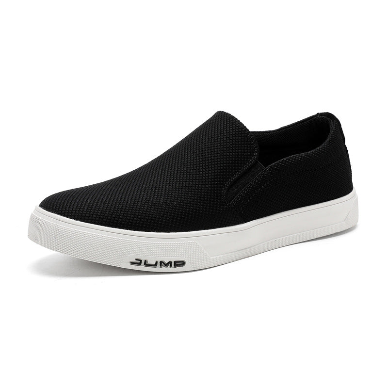 Damen Bequeme Slip-On Sneakers aus atmungsaktivem Textil EB
