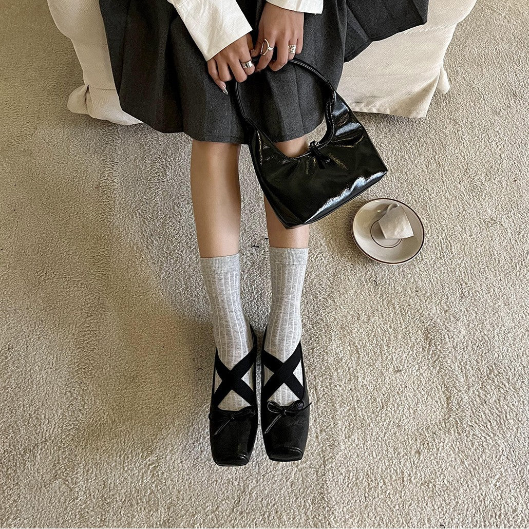 Damen Ballerinas mit elegantem Riemendesign und verbessertem Komfort EB