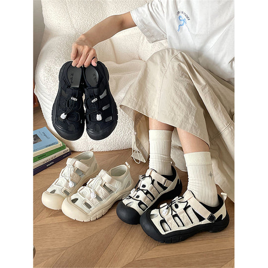 Damen Outdoor-Sandalen mit verstellbarem Riemendesign und rutschfester Sohle EB
