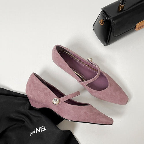 Damen elegante Ballerinas mit einem stilvollen Riemen von EB