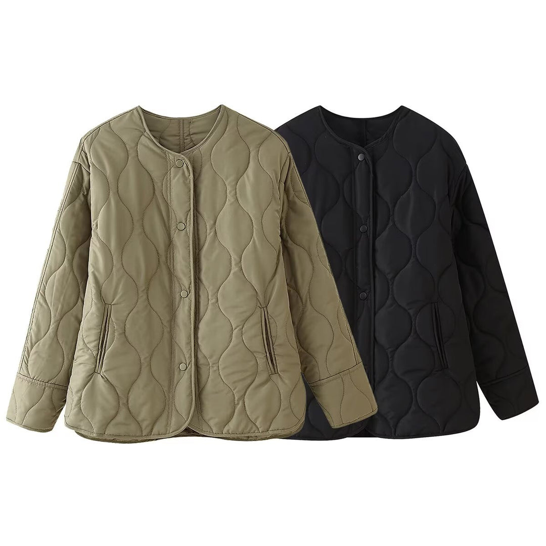 Damen Steppjacke mit zeitgemäßem Design und praktischen Seitentaschen EB
