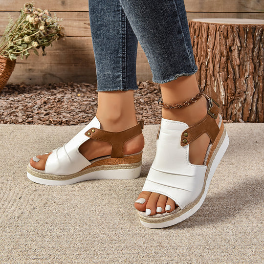 Damen Raffinierte Sandalen im Espadrille-Stil EB
