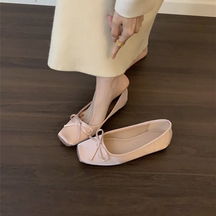 Damen elegante Slipper mit dezentem Schleifenelement und hohem Komfort EB