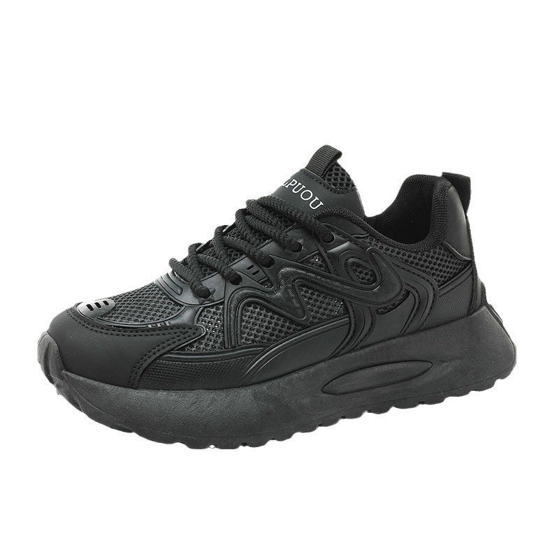 Damen Sportliche Sneakers mit atmungsaktiver Mesh-Struktur und gepolsterter Sohle EB