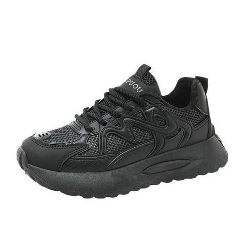Damen Sportliche Sneakers mit atmungsaktiver Mesh-Struktur und gepolsterter Sohle EB