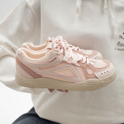 Damen Sportliche Freizeitschuhe mit atmungsaktiver Mesh-Konstruktion und rutschfester Sohle EB