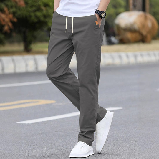 Herren Freizeit-Hose mit atmungsaktivem Material und elastischem Bund EB