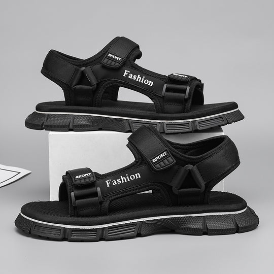 Damen Sportliche Outdoor-Sandalen mit regulierbarem Klettverschluss und rutschfester Sohle EB