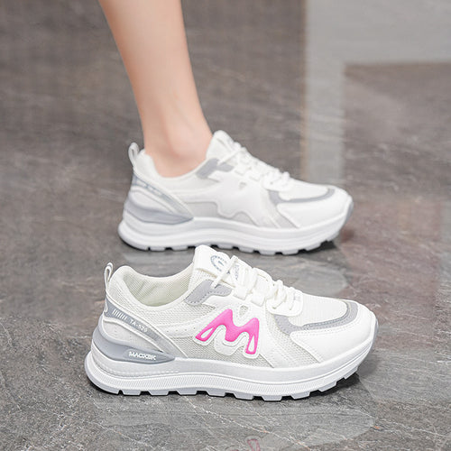 Damen Lauf- und Freizeitschuhe mit atmungsaktiver Mesh-Oberfläche und dämpfender Sohle EB