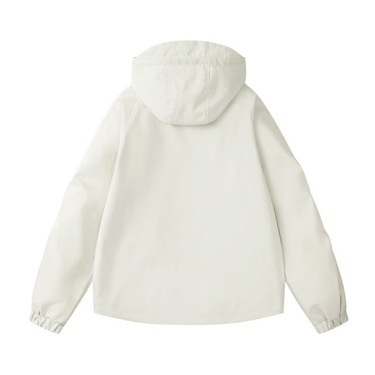 Damen technische Outdoor-Jacke mit atmungsaktiver Membran und verstellbarer Kapuze EB