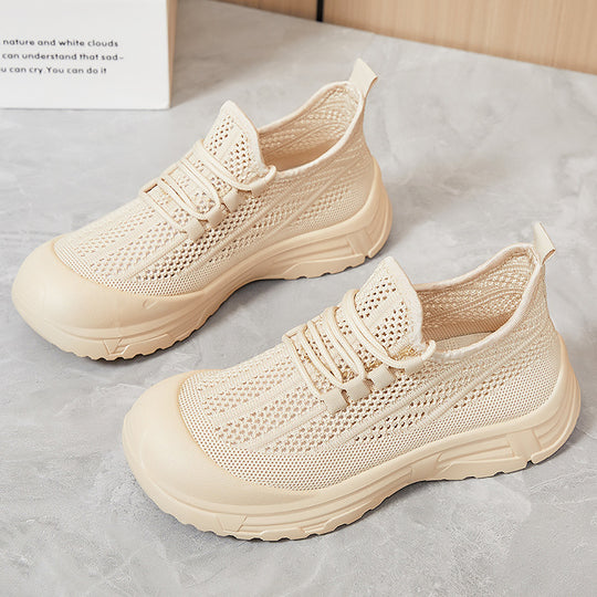 Damen Atmungsaktive Freizeitschuhe mit flexiblem Obermaterial und rutschfester Sohle EB