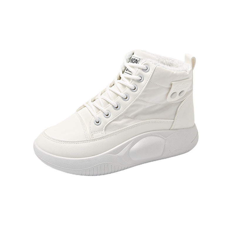 Damen Warmgefütterte High-Top Sneakers mit rutschfester Sohle EB